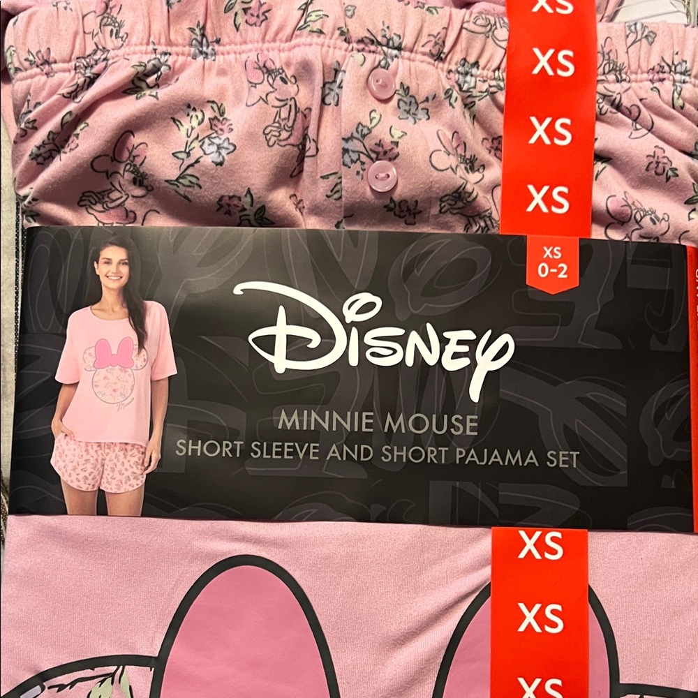 Disney Pink Minnie Mouse Sleepwear Set